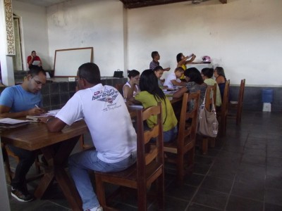 Servidores participam de recadastramento (Foto: Ubatã Notícias)