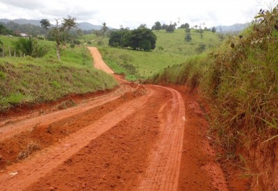 Estrada que liga Ubatã a Itamarati, distrito de Ibirapitanga 