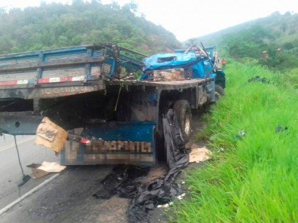 Motorista não resistiu a ferimentos e morreu no local (Foto: Divulgação/ PRF)