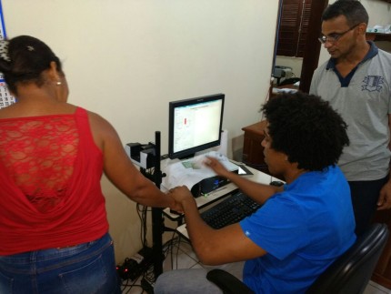 Cartório iniciou identificação biométrica (Foto: Ubatã Notícias)