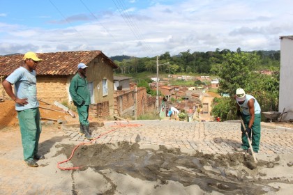Obras geram cerca de 40 empregos diretos (Foto: Ubatã Notícias)