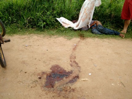 ‘Kalunga foi morto a facadas (Foto: Ubatã Notícias)