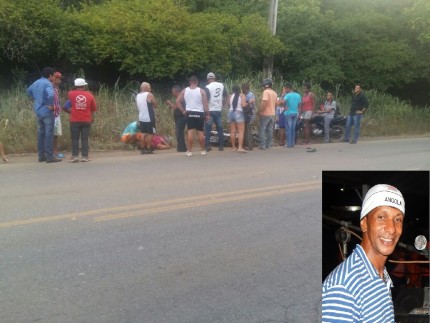 Orlando Bahia sofreu acidente na BR-330 (Foto: Ubatã Notícias)