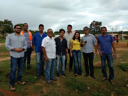 Técnicos e autoridades visitam locais para Centro de Canoagem (Foto: Ubatã Notícias)