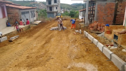 Obras de pavimentação do foram iniciadas (Foto: Divulgação)