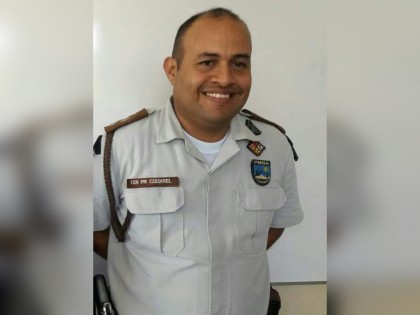 PM Ezequiel Oliveira foi promovido a Capitão (Foto: Divulgação)