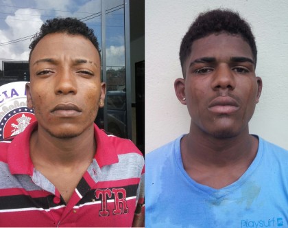 PM prendeu dupla com arma e drogas em Aurelino Leal (Foto: Ubatã Notícias)