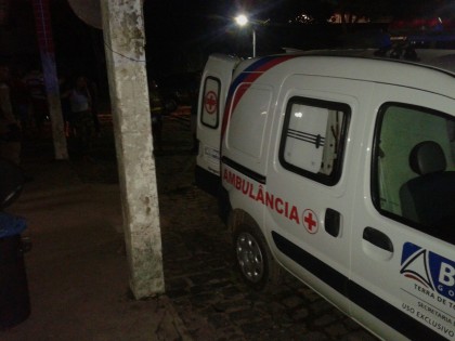    Vítima foi atendida no Hospital César Monteiro Pirajá (Foto: Ubatã Notícias/Arq) 