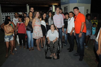 Familiares de Jeová Benjoino prestigiam inauguração (Foto: Valdir Santos/Agecom)