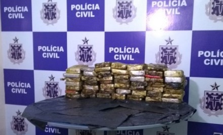 Droga está avaliada em mais de R$ 1 milhão (Foto: Divulgação) 