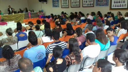 Evento contou com a participação de servidores da Saúde (Foto: Valdir Santos/Agecom)