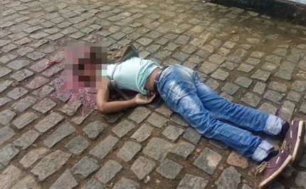Menor foi morto com um tiro de 12 na cabeça (Foto: Ubatã Notícias)