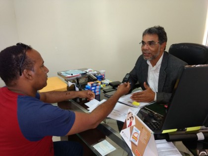 Jaldo Ramos foi entrevistado pela Rádio Povo (Foto: Ubatã Notícias)