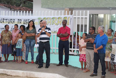 Prefeito Gilson Fonseca participou das reinaugurações (Foto: Divulgação)