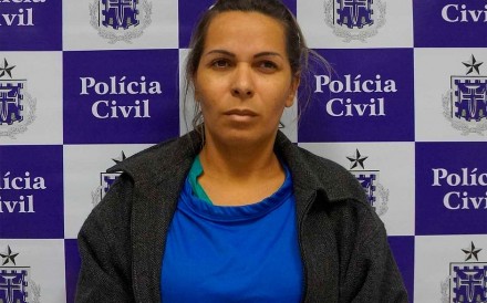 Fernanda foi apresentada pela Polícia nesta segunda-feira 