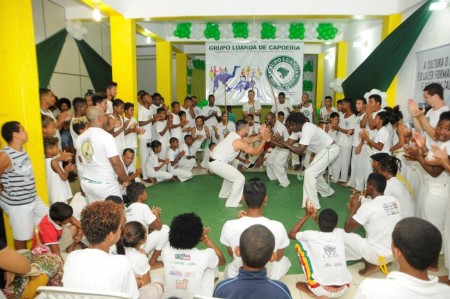 Encontro de Capoeira foi realizado no Cras (Foto: Valdir Santos/Ubatã Notícias)