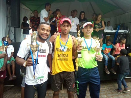 Saulo, Ismael e José Antônio são destaques em competição (Foto: Ubatã Notícias)