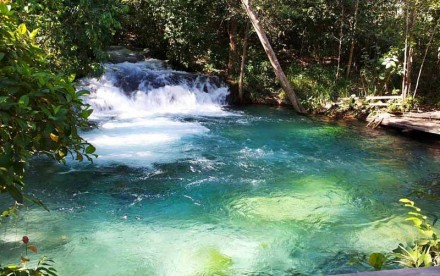 Cachoeira da Formiga é uma das atrações mais visitadas no Jalapão (Foto: Gabriel Castaldini) 