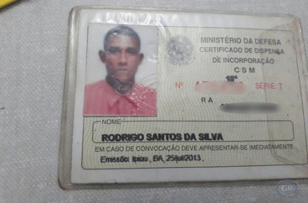 Rodrigo foi detido por populares durante a tentativa de estupro (Foto: Giro Ipiaú)
