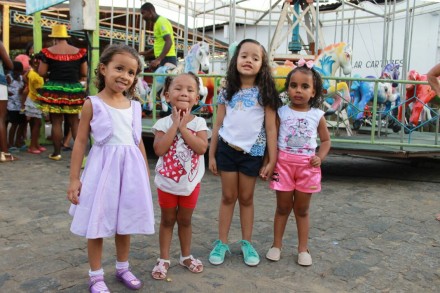 Crianças participaram da 5ª edição do Parque da Alegria (Foto: Ibira Online)