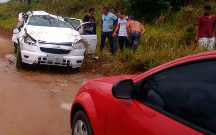 Acidente ocorreu próximo ao município de Laje (Foto: Voz da Bahia)