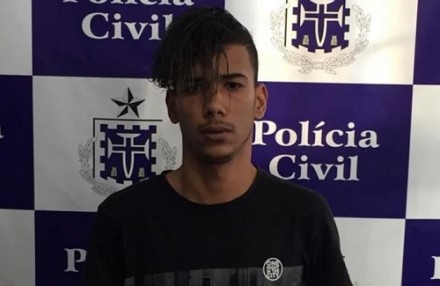 Jovem foi preso pela Polícia Civil (Foto: Divulgação) 