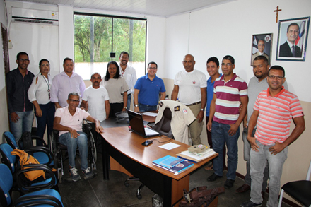 Reunião ocorreu na sede da 61ª CIPM/Ubaitaba (Foto: Rita Santos)