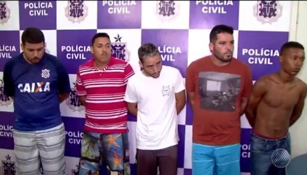 Homens foram presas nesta segunda-feira (Foto: Divulgação)